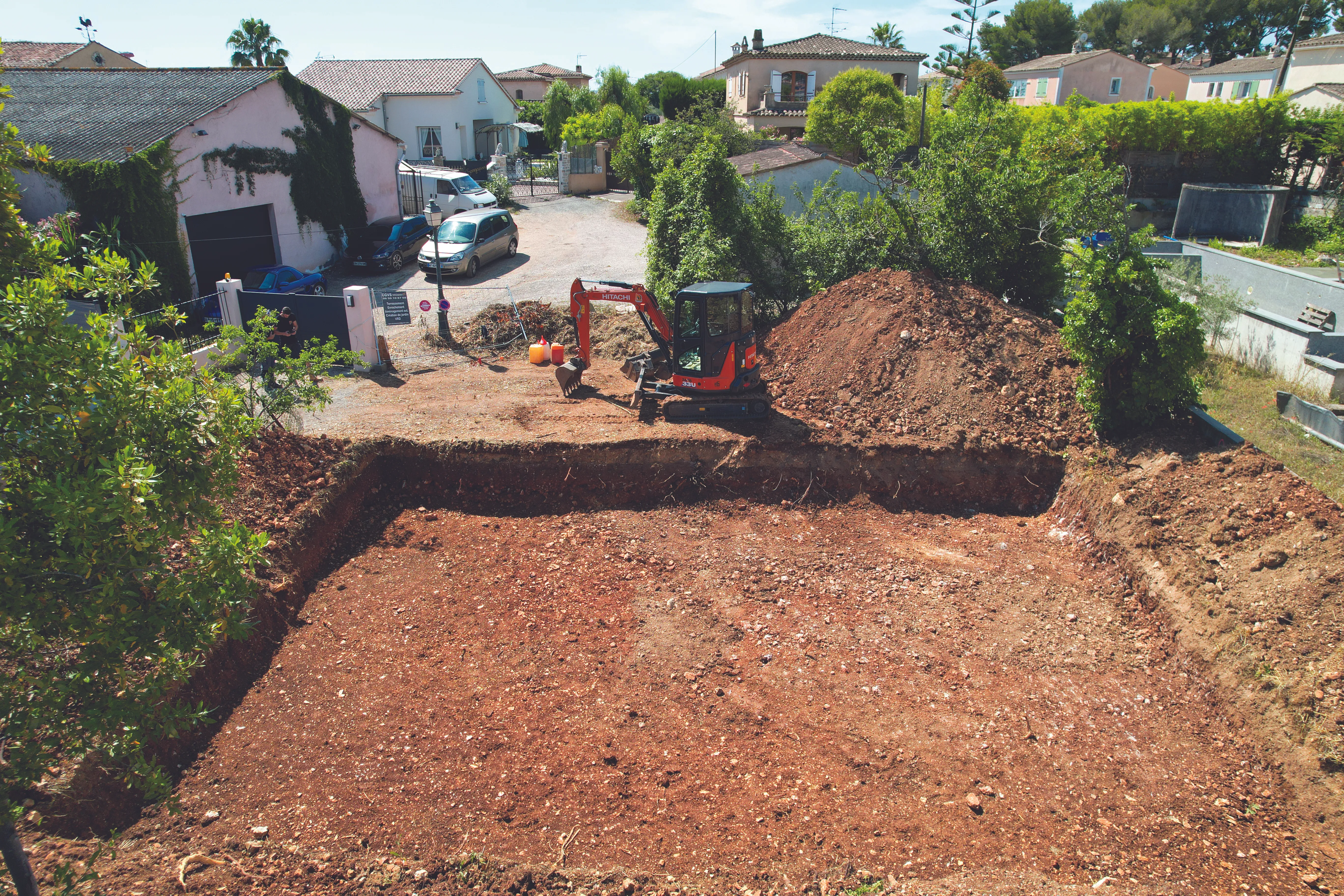 Chantier terrassement